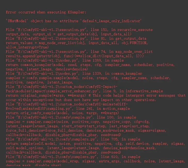‘UNetModel’ object has no attribute’ ,default_image_only_indicator’