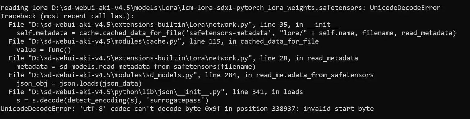 UnicodeDecodeError: 'utf-8' codec can't decode byte 0x9f in position 338937: invalid start byte